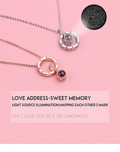 I Love You Necklace in 100 languages